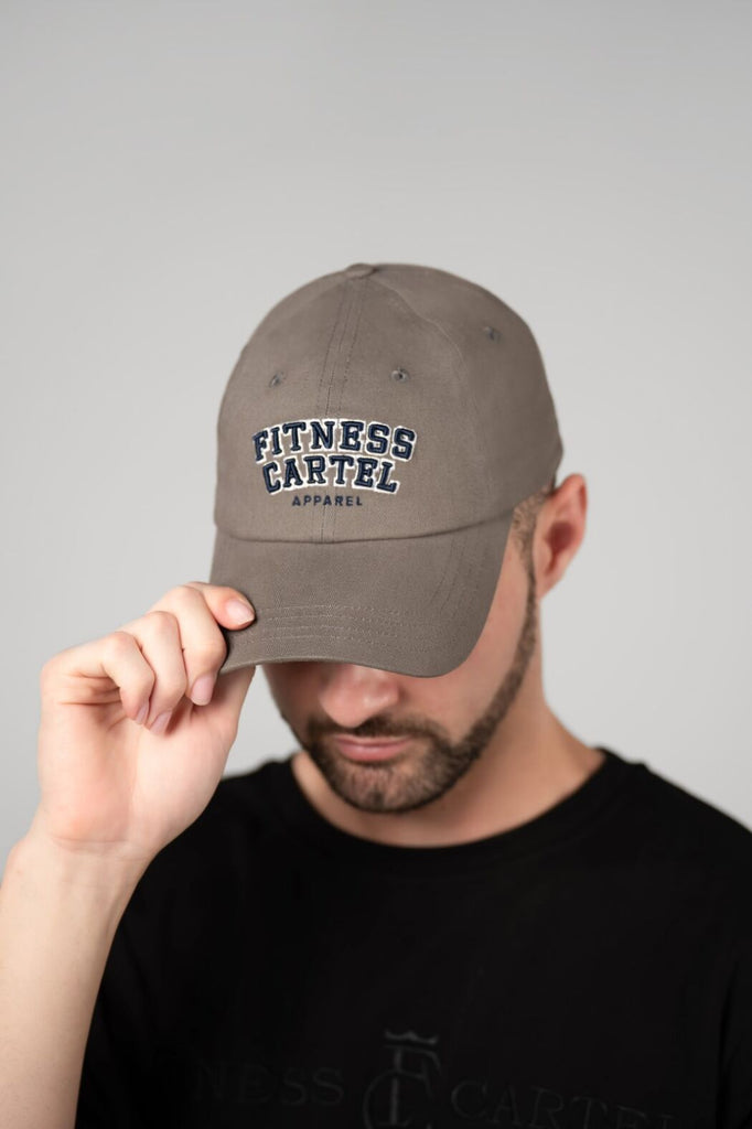 College Logo Cap - Grey