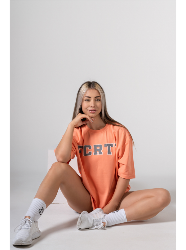 Over Size Tee - Orange