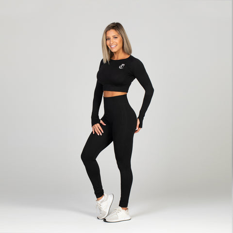Black Full Length Tights